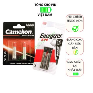Pin aaaa camelion/ energizer 1.5v chính hãng - vỉ 2 viên cho đèn laser, bút cảm ứng