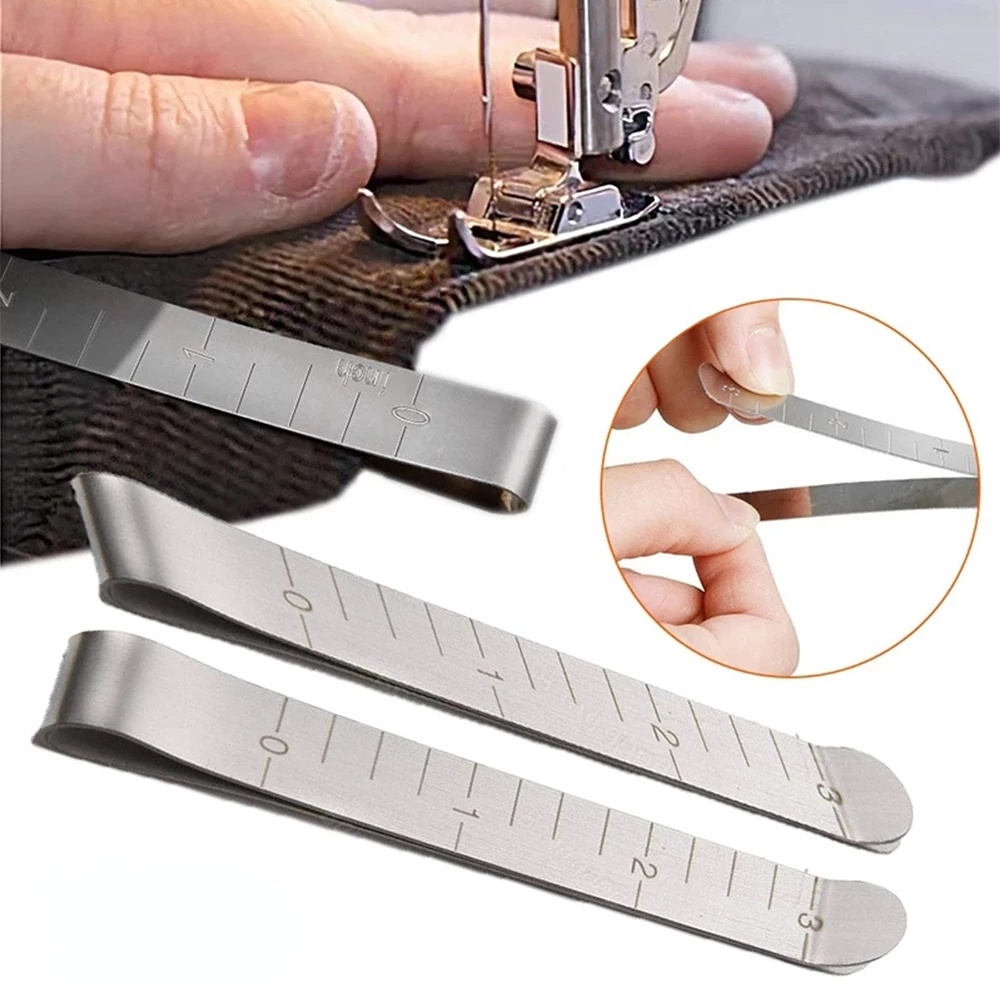 1 Kẹp Đo Kim Loại Bằng Thép Không Gỉ Dùng Trong May Vá DIY