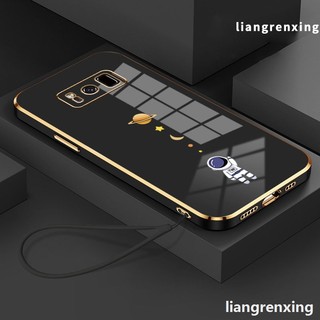 Ốp lưng samsung s8 plus samsung s8 Ốp Điện Thoại Silicon Mềm Mạ Điện Chống Sốc DDTKR01 Cho samsung s8 plus samsung s8 viền vuông cute