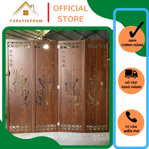 (3-4 tấm) Vách bình CÁ CHÉP thương hiệu TADA VIETNAM - TD3024