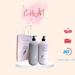 Cặp Dầu Gội Xả Elybiohair Collagen | Giảm Rụng Tóc, Phục Hồi Tóc Khô Xơ, Hư Tổn ,Hàng Chính Hãng