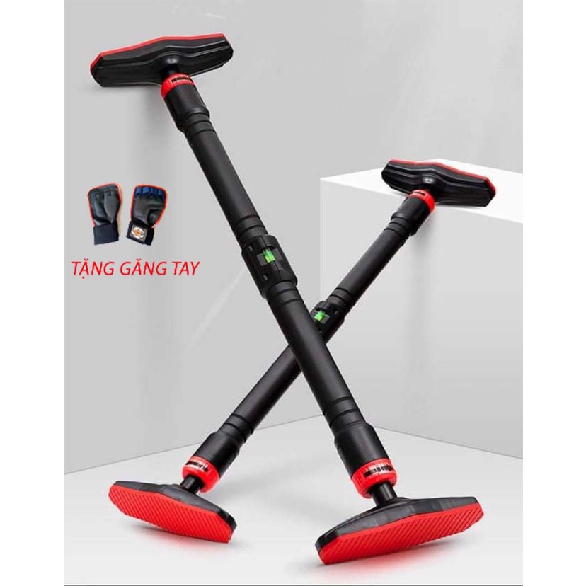 Xà Đơn Treo Tường 2023 Tích Hợp Giọt Nước Chỉnh Thăng Bằng Chịu Lực 250kg Quick Sport + Găng Tay