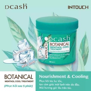 Hấp dầu Dcash Intouch Botanical 500ml_ phục hồi hư tổn