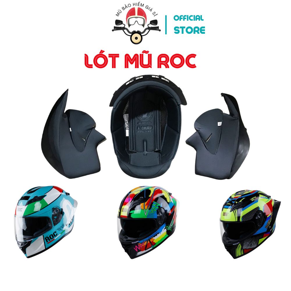 Bộ Lót thay mũ bảo hiểm ROC 03 và ROC V2, Royal M137