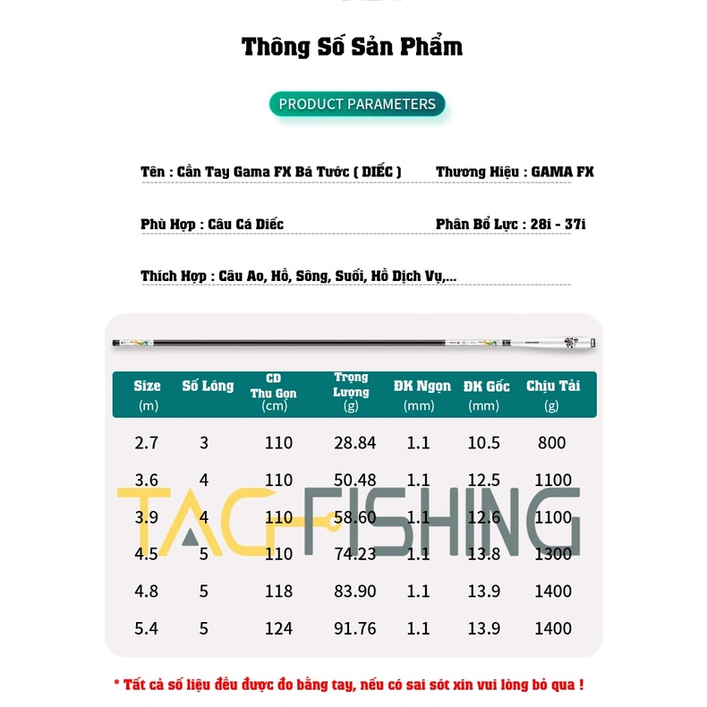 Cần Tay Gama FX Bá Tước