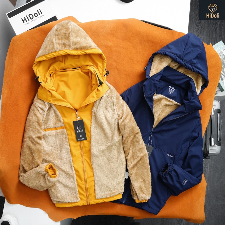 Áo khoác gió lót lông nam nữ hàng Công Ty cam kết đường kim mũi chỉ, chất liệu Vải tráng bạc mẫu mới nhất 2022 New2Shop