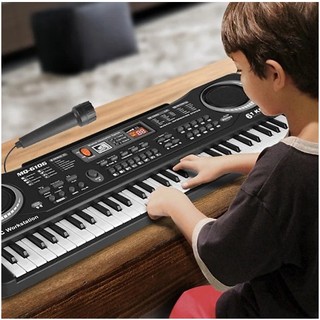 Đàn organ mq-6106 61 phím, 6 bài hát demo, 16 tones nhạc, 8 âm nhạc cụ, 100 âm và giai điêu cài sẵn, có micro