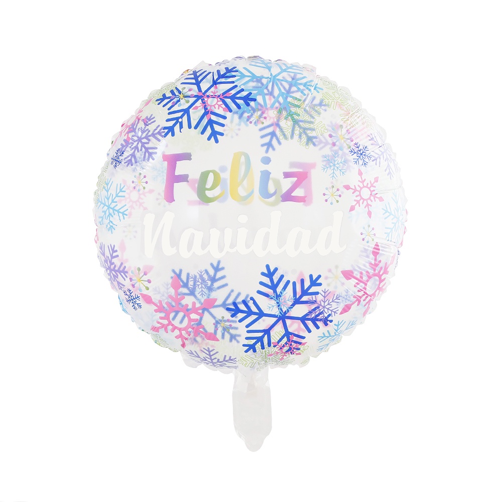 Set 5 Bong Bóng Lá Nhôm 18 inch Trang Trí Giáng Sinh Năm Mới