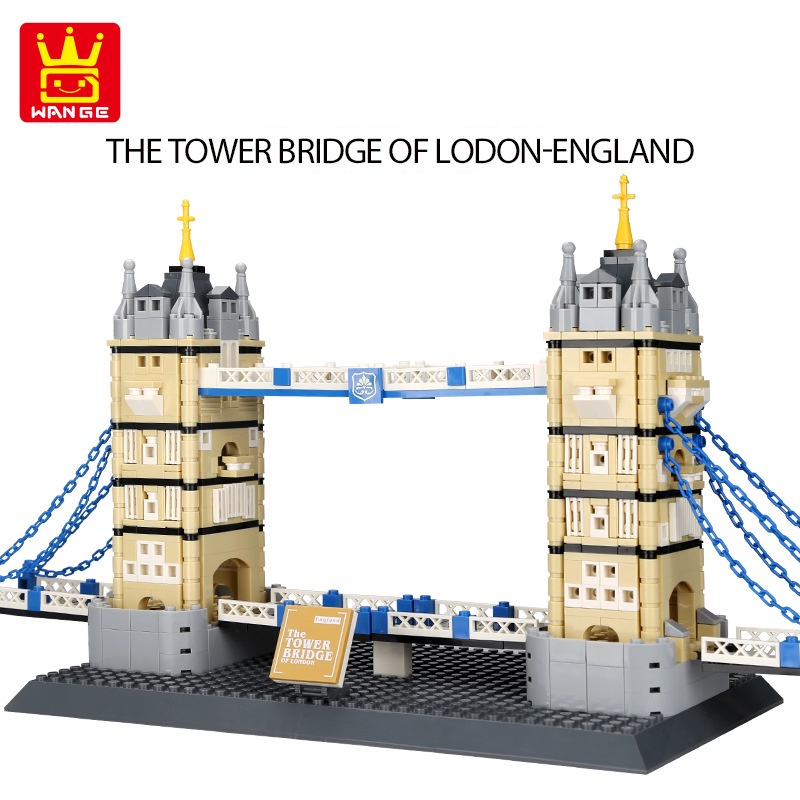 Đồ chơi lắp ráp mô hình cây cầu Tháp Luân Đôn-The Tower Bridge Of London-ENGLAND-4219