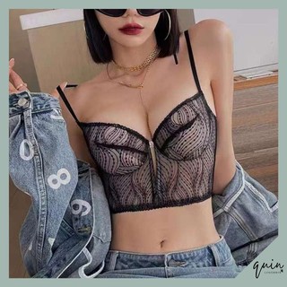 Áo bra ren - Áo bralette corset ren cao cấp cúp ngực đệm mỏng mềm mại sexy