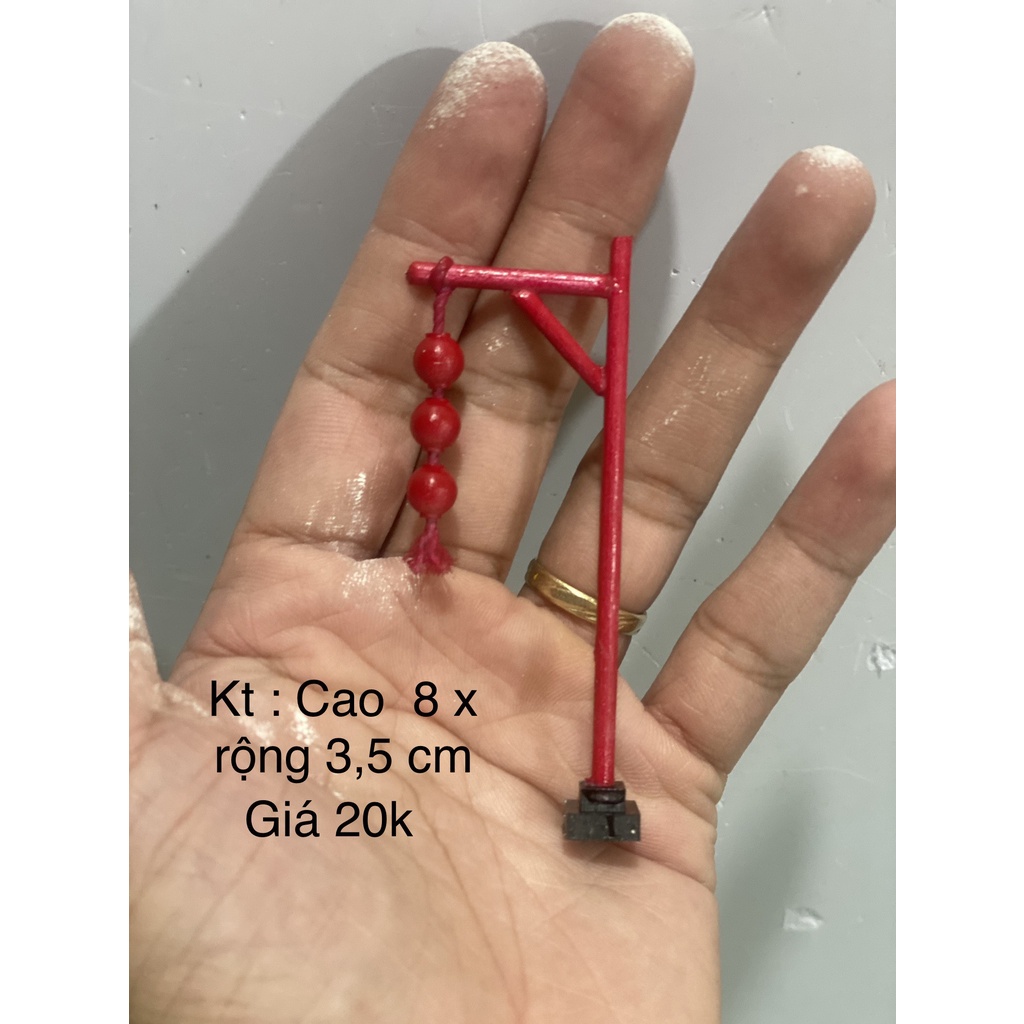 Tiểu cảnh cột đèn lồng, phụ kiện trang trí bể cá, thuỷ sinh, sân vườn, hòn non bộ