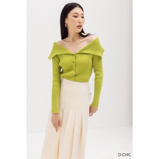 Áo len dài tay cổ bẻ D.CHIC MS: 188088