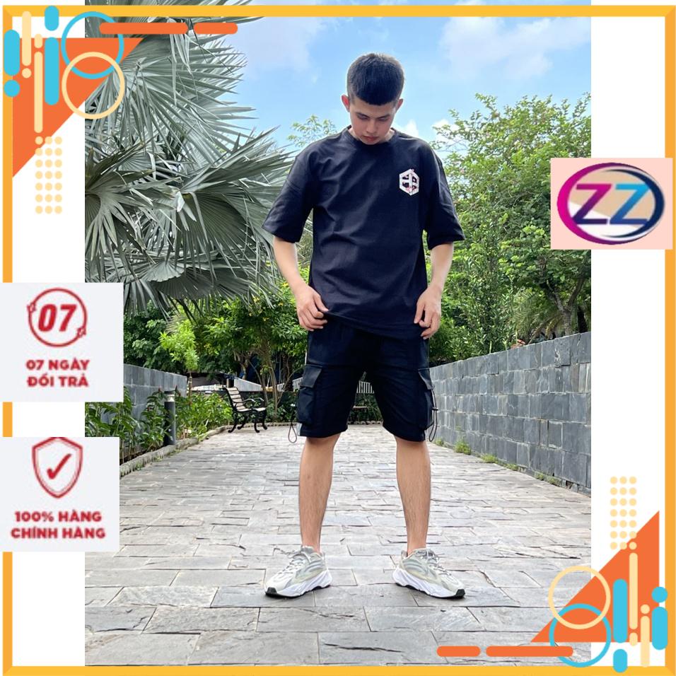 Áo Thun Tay Lỡ Unisex Form Rộng Nam Nữ in OFF cúc HCT chất cotton  VuasiVuare