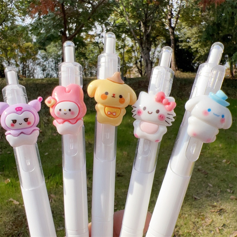 Bút Mực Đen Họa Tiết Kuromi Cinnamoroll Dễ Thương Cho Học Sinh