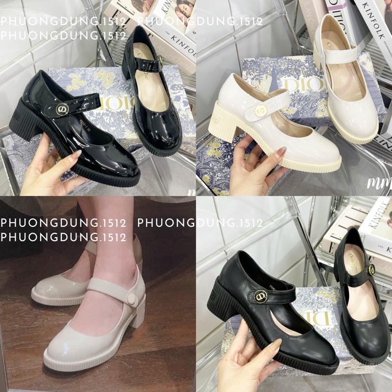 giày búp bê dio đế 3p hàng qccc fullbox, giày dio