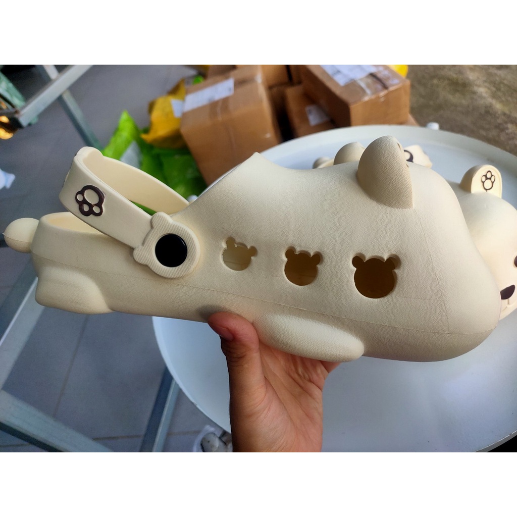 {LOẠI 1}Dép sục cross gấu má hồng dễ thương cute nam nữ (Ảnh thật 100%) Mã 02