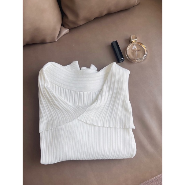 YOONA SHIRT - áo len trễ vai REGEN