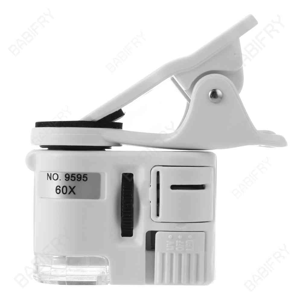 Ống KíNh HiểN Vi Zoom 60X VớI ĐèN LED Cho ĐiệN ThoạI