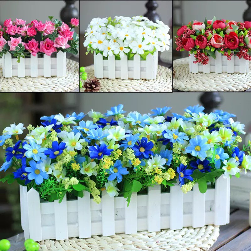 Cành hoa cánhén 28 bông nhiều màu sắc xinh xắn