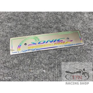 Bảng tên titan sịn dành cho sonic titan 100%