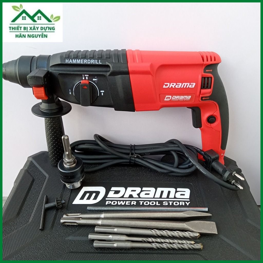 Máy khoan bê tông Drama DRM 2601 công suất 1050W 3 chức năng