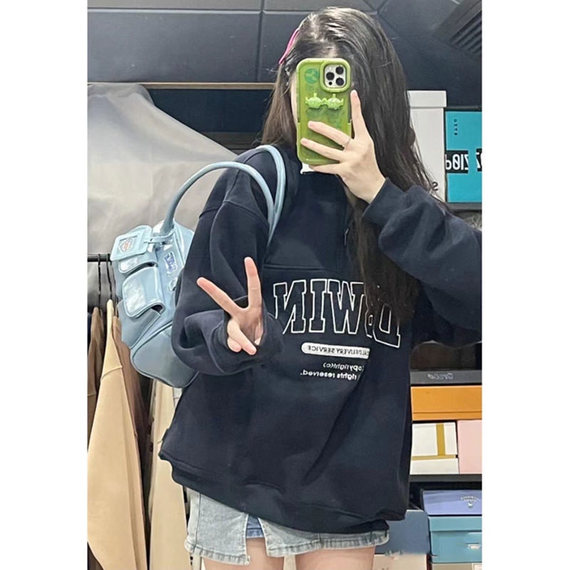 Mischa Túi Đeo Vai Da PU Sức Chứa Lớn Màu Trơn Phong Cách retro Đơn Giản Dễ Phối Đồ