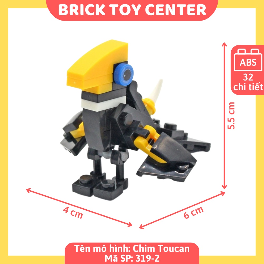 Đồ chơi trẻ em lắp rắp DIY bộ sưu tập động vật dễ thương cho bé thông minh sáng tạo