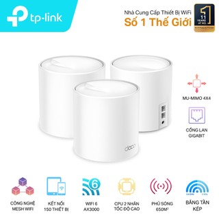 Bộ phát wifi 6 TP-Link Deco X60 AX5400Mbps (Chính Hãng TP-Link Việt Nam)
