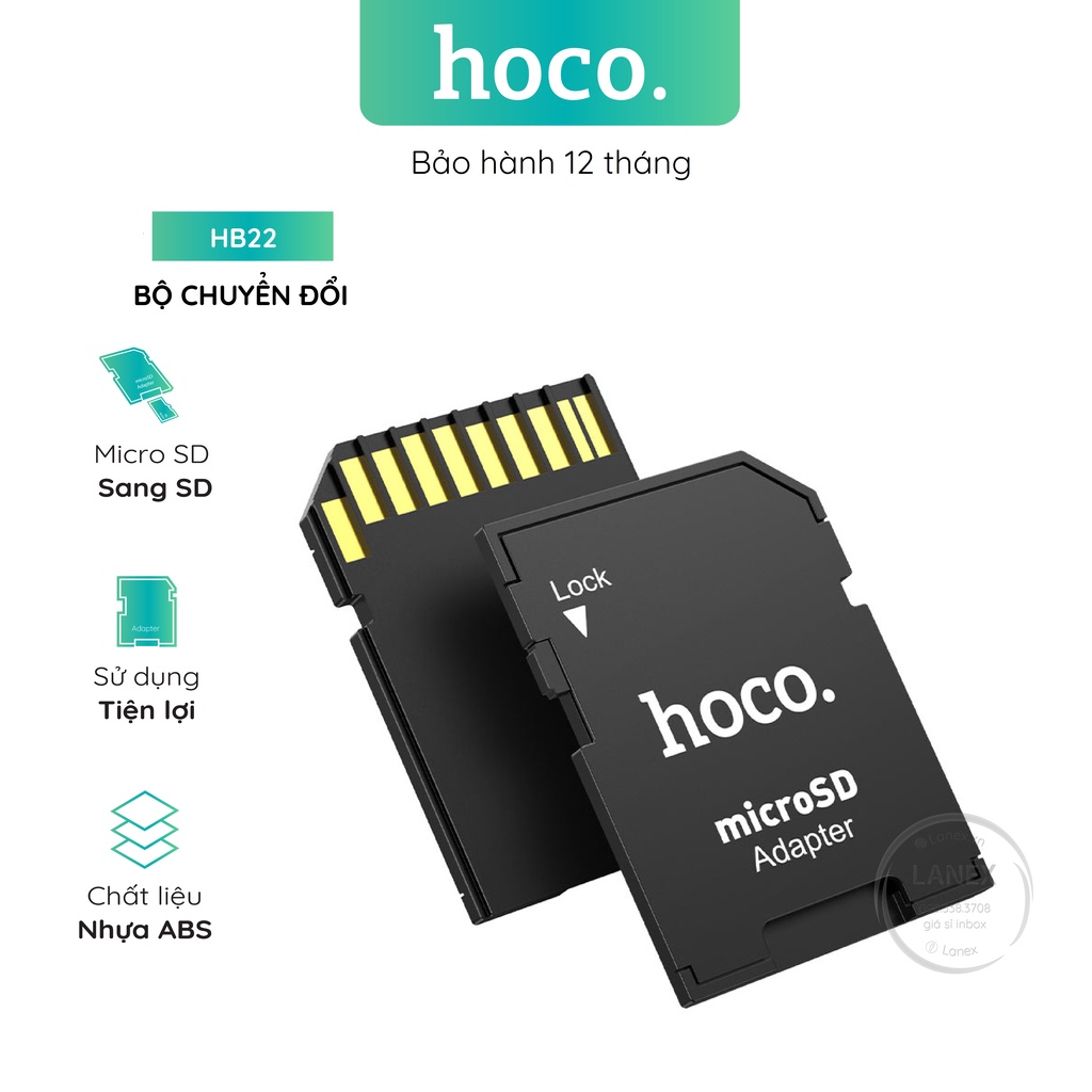 Bộ Chuyển Đổi Hoco Hb22 Đầu Adapter Tf Sang Sd