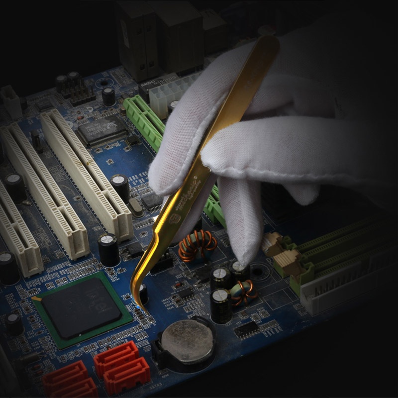 Nhíp Cơ Khí Bent / Sharp Siêu Bền Độ Bền Cao Cho SMD PCB BGA