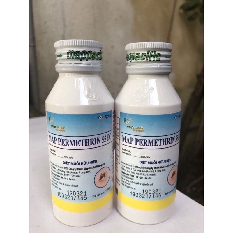 Chế phẩm diệt muỗi Map Permethrin 55EC chai 100ml