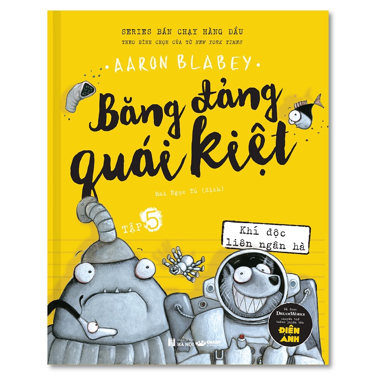 Sách - Bộ truyện tranh Băng Dảng Quái Kiệt - box set 6 tập - Crabit Kidbooks