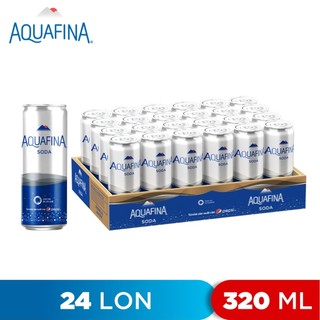 Thùng 24 lon nước giải khát có ga soda aquafina 320ml