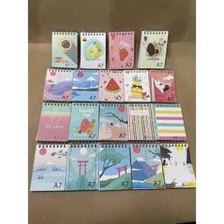 Combo 3 cuốn sổ tay lò xo nano a7 tiện dụng tienphatbook