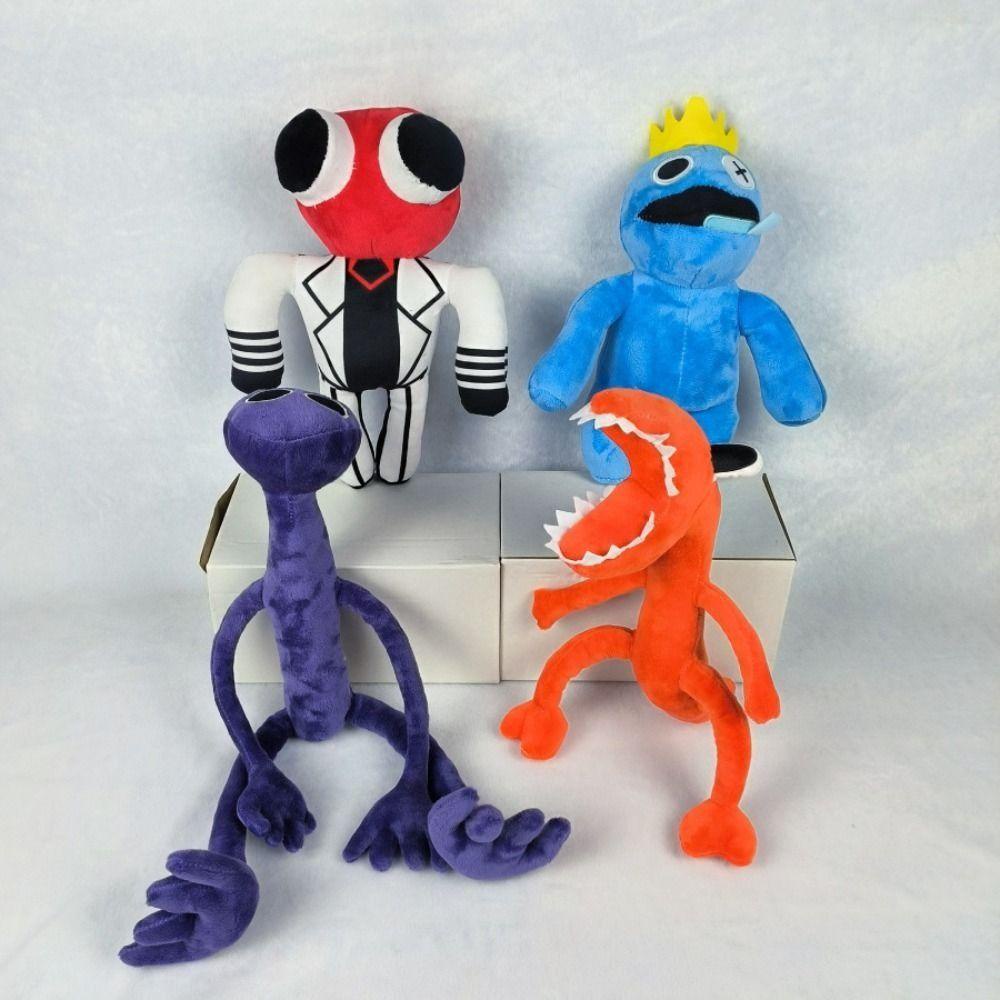 Thú Nhồi Bông Hình Người Đàn Ông Hoạt Hình Màu Cầu Vồng 25 / 30cm Mềm Mại