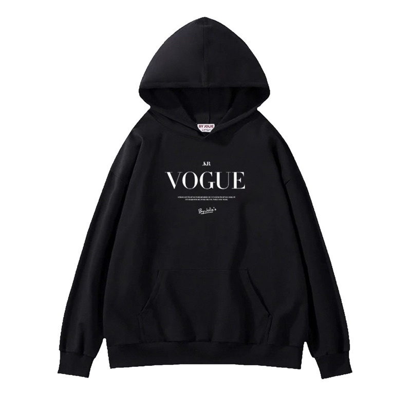 Áo hoodie nỉ bông Vogue không xù mềm mịn _ao_thun_vdr_(nmoi5)