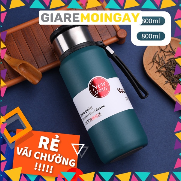 Bình Nước Giữ Nhiệt 1000ml / 1500ml Bằng Thép Không Gỉ Hai Lớp Kèm Đồ Lọc Dung Tích Lớn giaremoingay6868