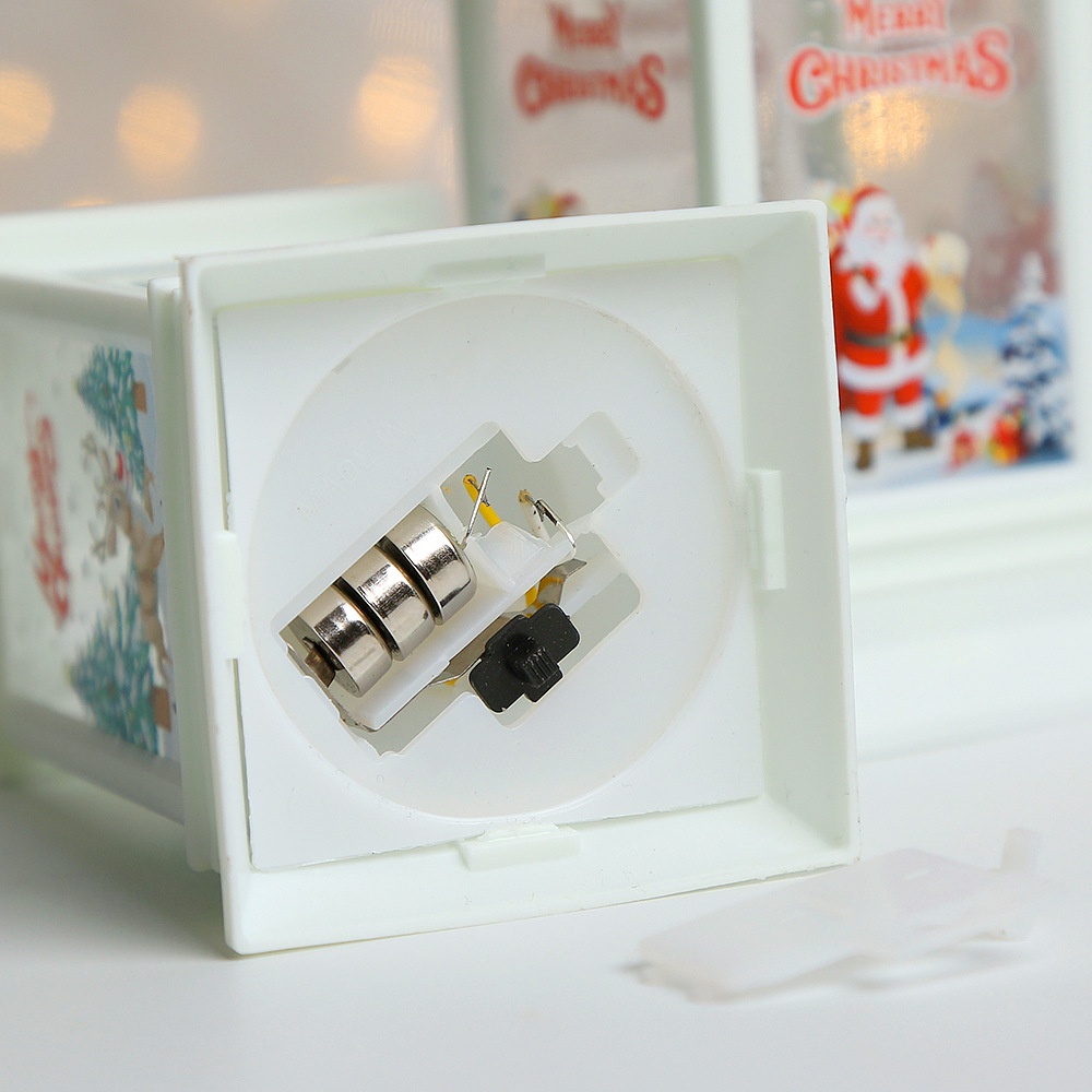 Đèn Dầu Nhỏ Để Bàn Trang Trí Giáng Sinh Hình Ông Già Noel Tuần Lộc Người Tuyết