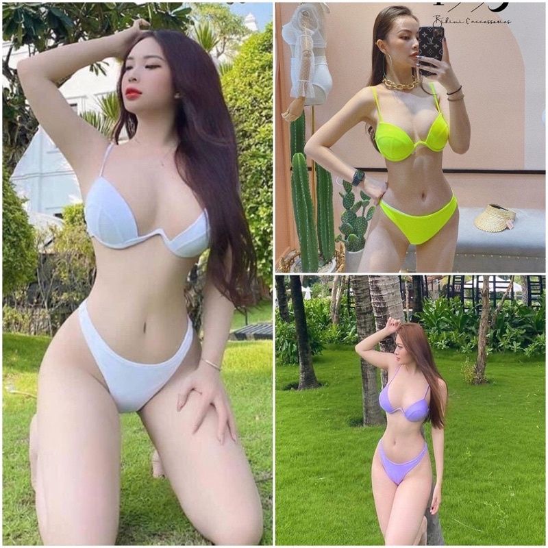 Bikinib 2 mảnh , áo gọng có mút ngực dày dặn sexy