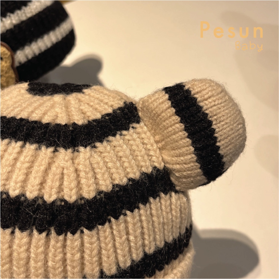 Nón Len Gấu cho Bé