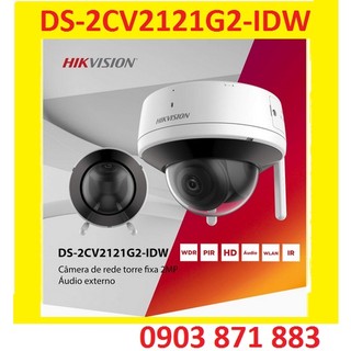 Camera ip wifi ds-2cv2121g2-idw độ phân giải full hd 1080p chính hãng -phân phối hikvision