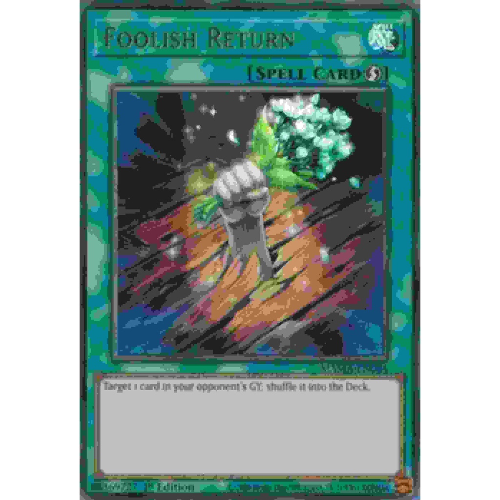 Thẻ Bài Yugioh Foolish Return - MAMA-EN084 - Ultra Rare 1st Edition