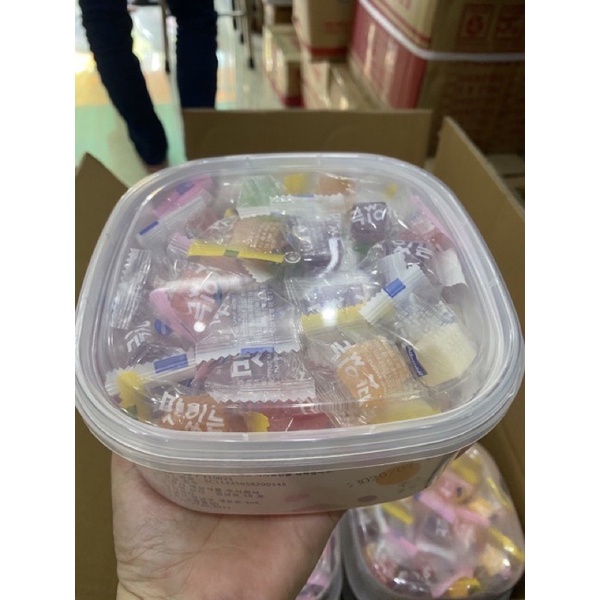 HỘP 308gr Kẹo dẻo trái cây JUICE SOFT CANDY