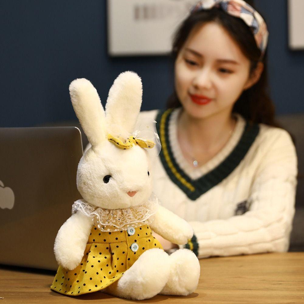 Thỏ Nhồi Bông Mềm Mại Dễ Thương Cho Bé