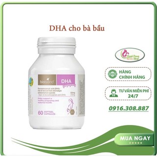 Dha cho bà bầu Bioisland date xa 60 viên