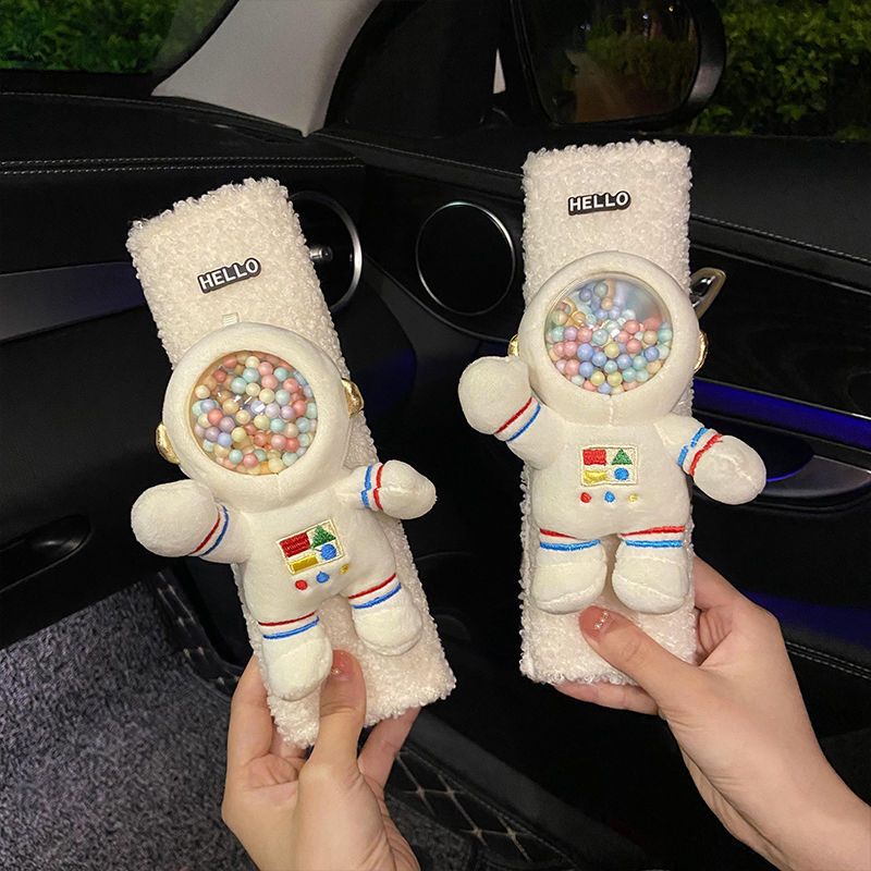 Vỏ Bọc Dây Đai An Toàn Xe Hơi Mềm Mại Hình Gấu Trúc Dễ Thương