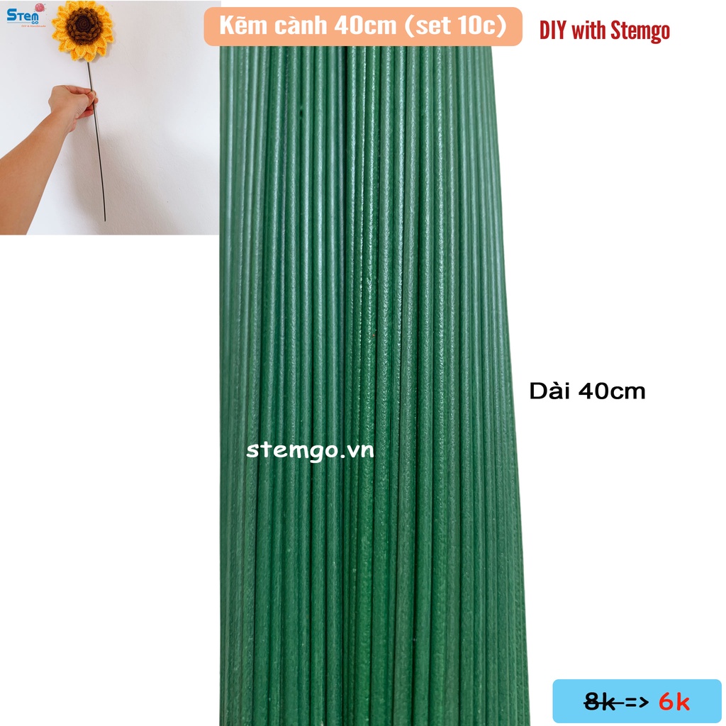 Kẽm cành 40cm (set 10 cành)