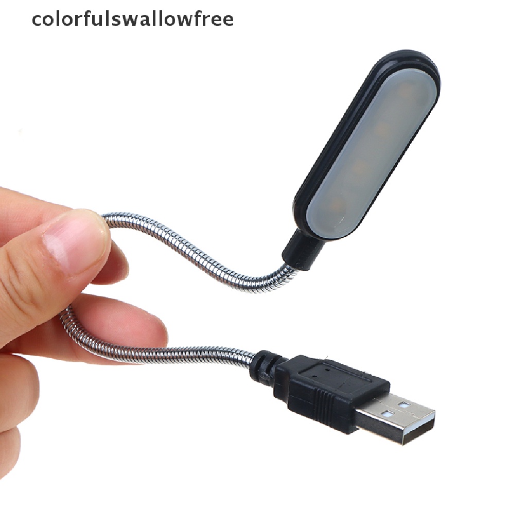 Đèn LED USB Mini Nhiều Màu Sắc Để Bàn Cho PC ABC