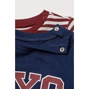 Set 2 áo dài tay best bro NYC HM H&M sz 12-18, 18-24m_hàng chính hãng authentic