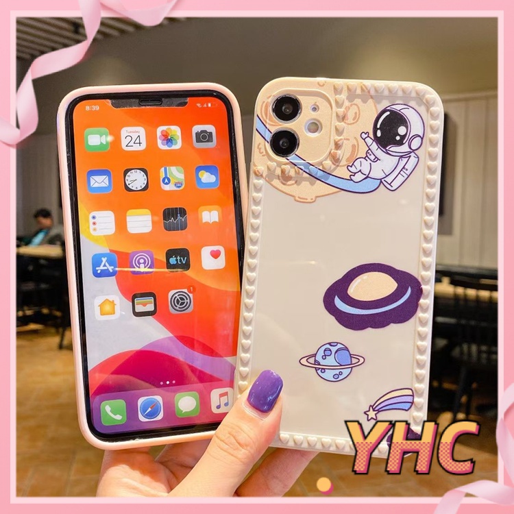 ốp iphone Họa Tiết Trái Tim/Phi Hành Gia Hoạt Hình tương thích iPhone 6s 6splus 7 7plus 8 8plus X XS 11 12 Pro Max Plus Promax-919